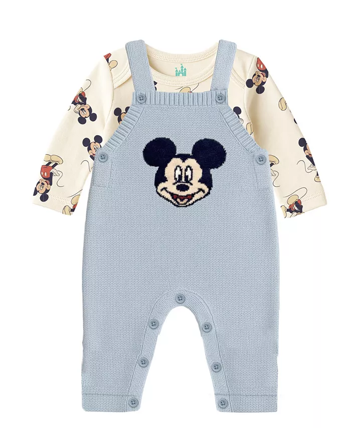 

Комплект для мальчиков из свитера с длинным рукавом и комбинезона Disney, мультиколор