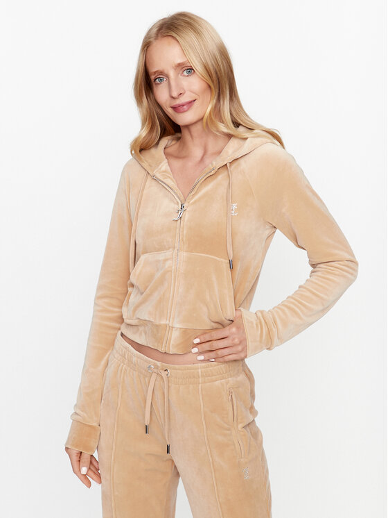 

Облегающая толстовка Madison JCWA122001483 Juicy Couture, бежевый