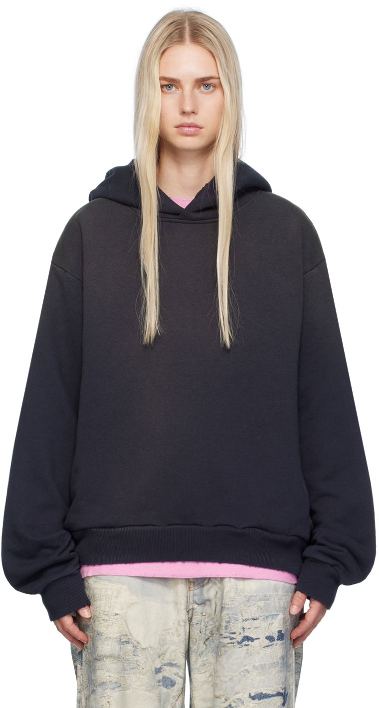

Толстовка с капюшоном с принтом Acne Studios, черный