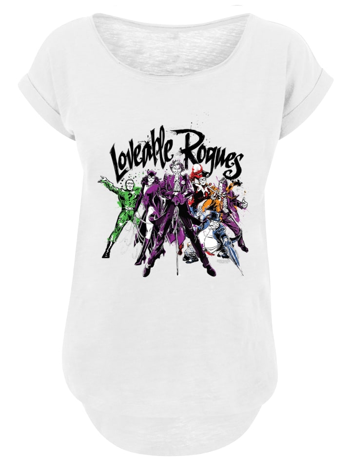 

Длинная футболка DC Comics Batman Loveable Rogues белого цвета F4NT4STIC, Белый, Длинная футболка DC Comics Batman Loveable Rogues белого цвета F4NT4STIC