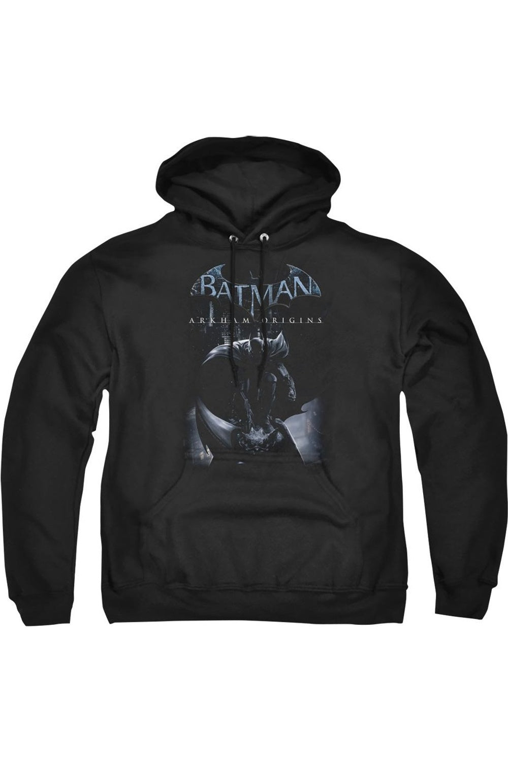 

Толстовка с капюшоном Batman Arkham Origins Perched Cat для взрослых Gildan, черный
