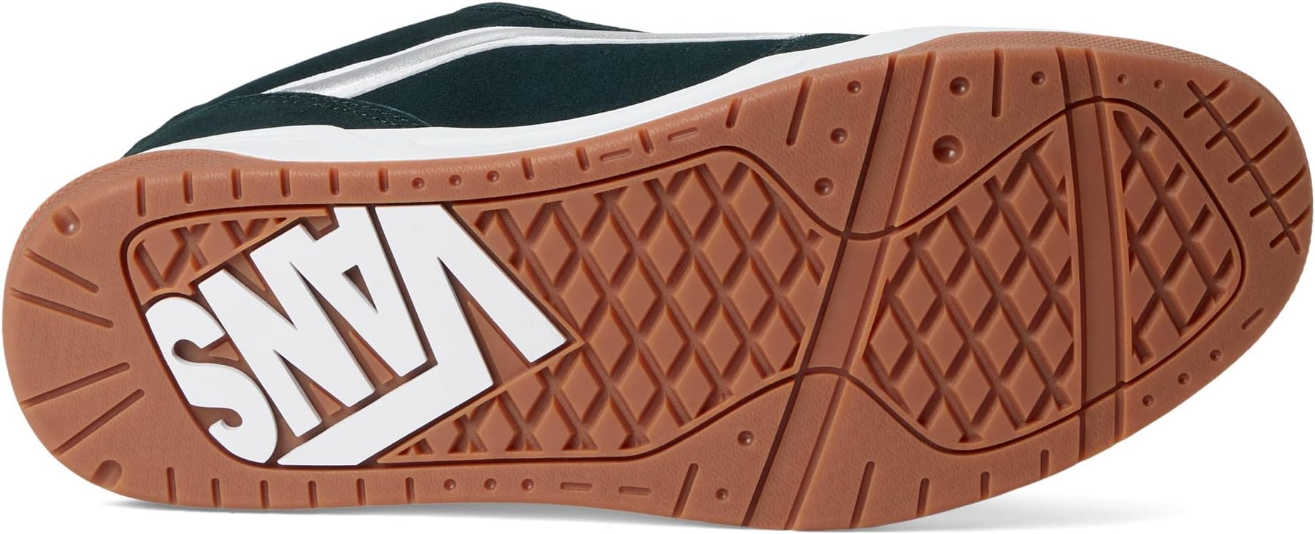 Кроссовки Vans Hylane, цвет Metallic Green/White — фото 3