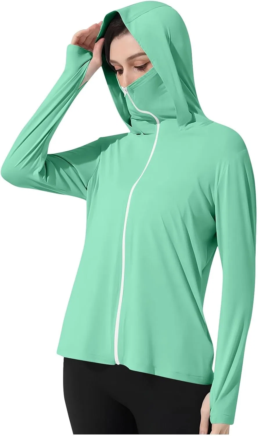 Женская куртка UV-защита UPF 50+ Uillui, зелёный