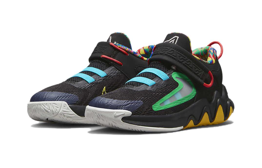 Джаннис Иммортэлити 2 PS 'Калейдоскоп' Nike, черный желтый — фото 2