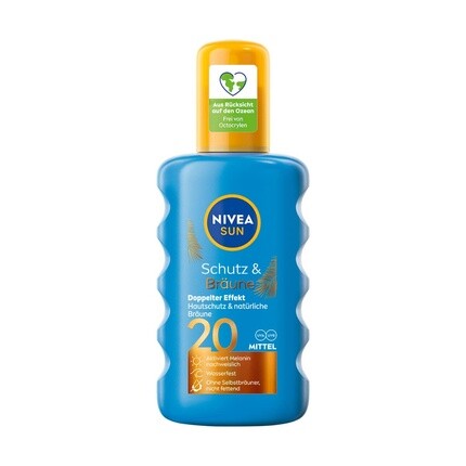 

Солнцезащитный спрей Spf 20 для защиты и загара 200 мл, Nivea