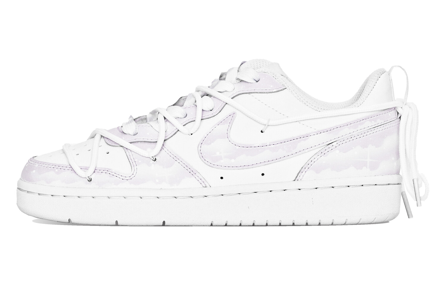 

Кроссовки Nike Court Borough Series Skateboard Shoes Women's Low-Top White