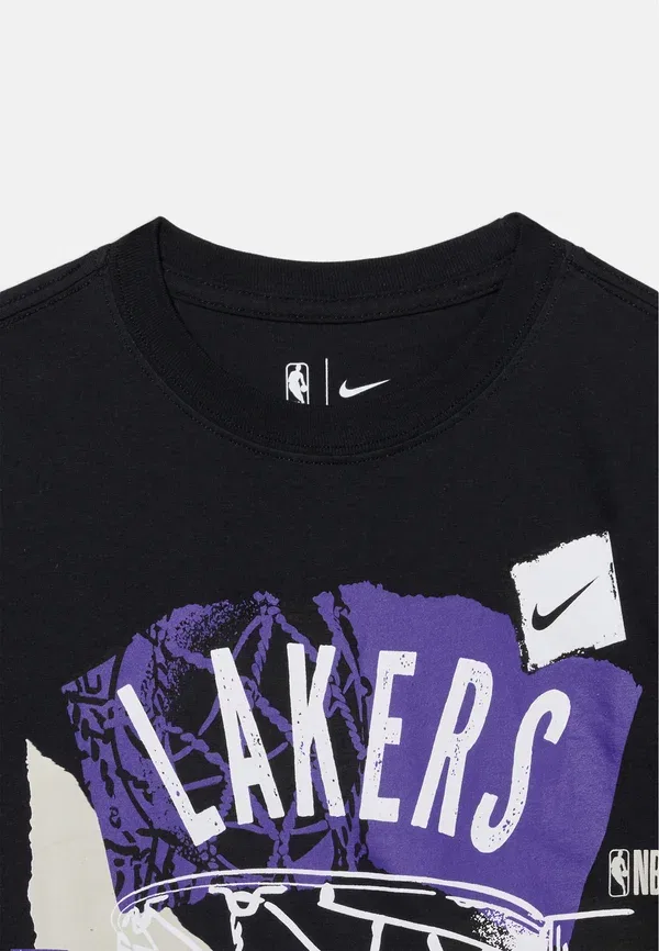 Футболка Nike Performance NBA Los Angeles Lakers Tee Print, черный — фото 4