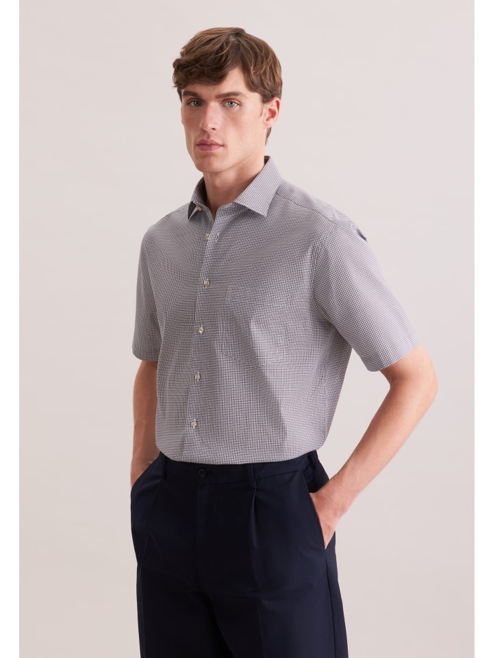 

Seidensticker Деловая рубашка, стандартный размер, бежевого цвета