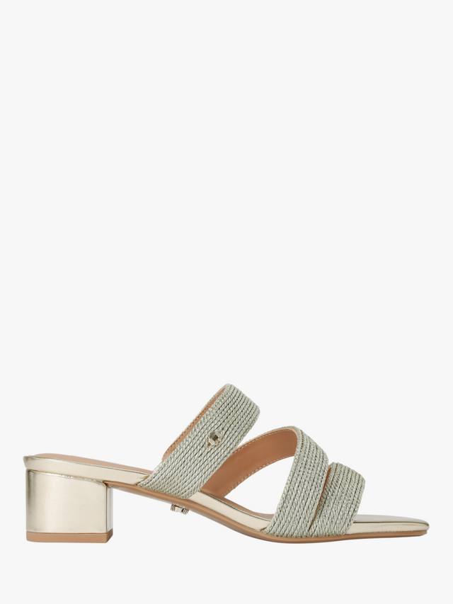 Gala Metallic Block мюли сандалии Carvela, Gold
