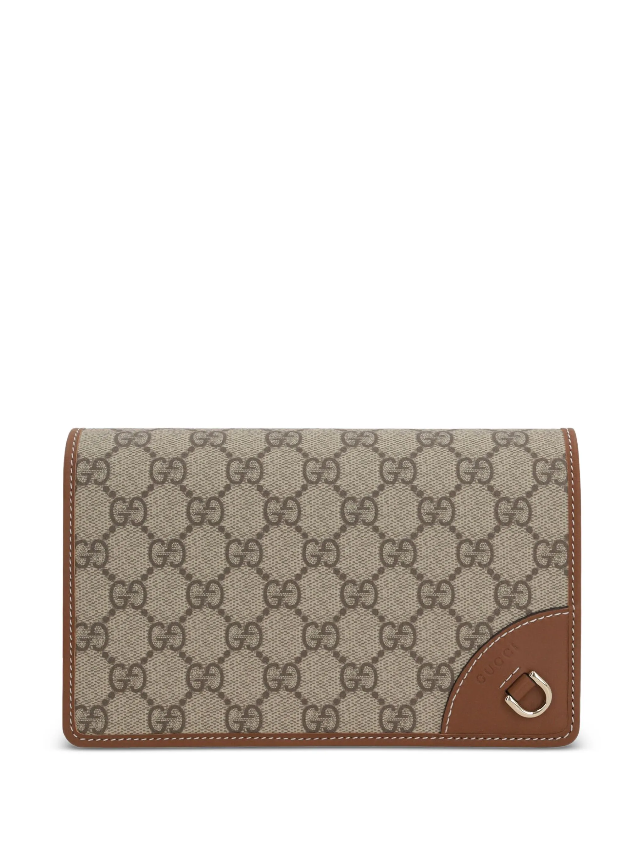 

Сумка на плечо с монограммой GG Gucci, коричневый