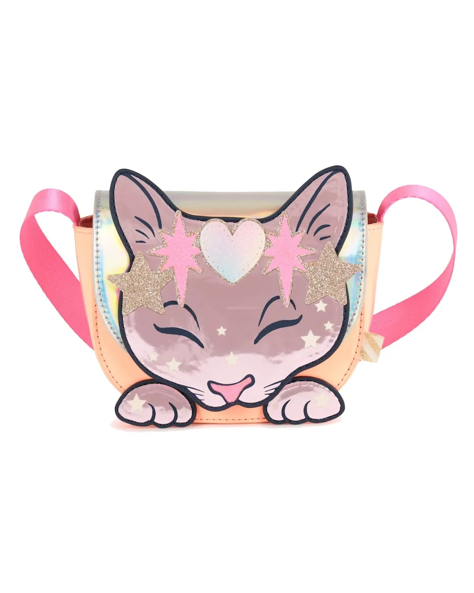 

Оранжевая сумочка для девочки из полиэстера Billieblush