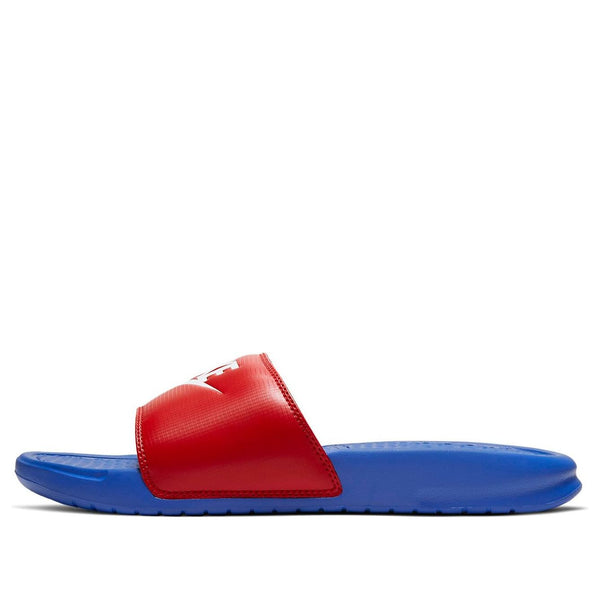 Тапочки benassi jdi slides 'game royal university red' Nike, белый