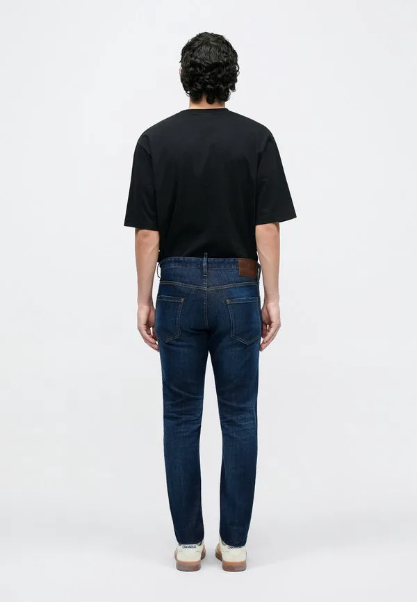 Узкие джинсы "тедди" Dsquared2, Navy Blue — фото 4