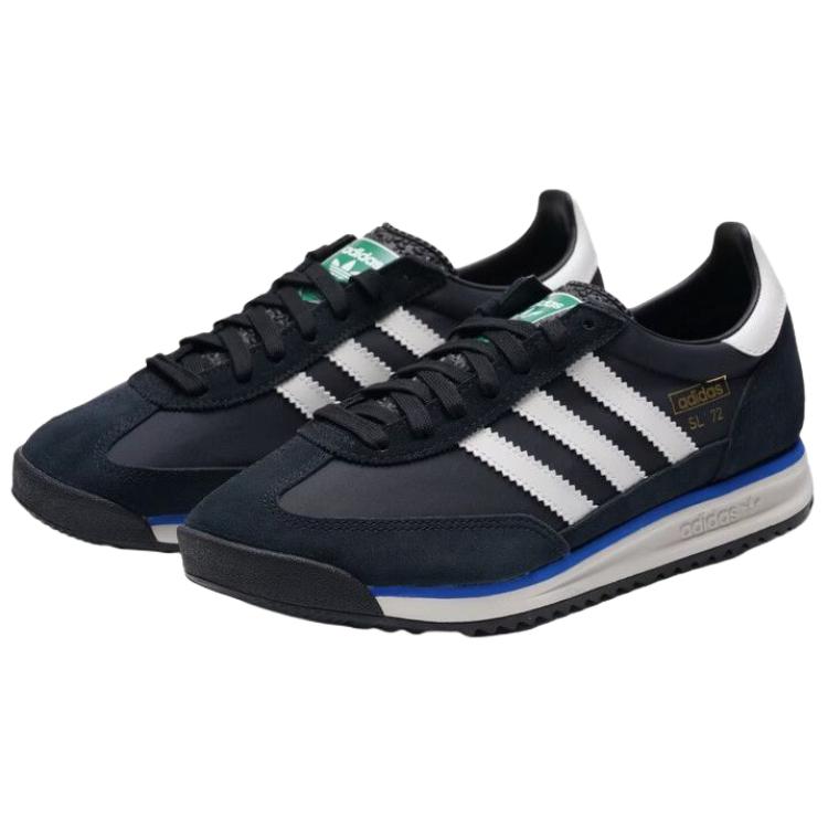 Adidas Originals SL 72 RS повседневная обувь Unisex черно-белые — фото 4