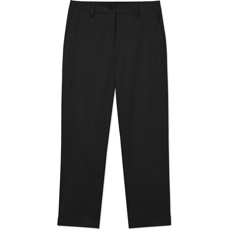 

LACOSTE Женские повседневные брюки черного цвета