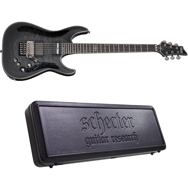 

Электрогитара Schecter Hellraiser Hybrid C-1 FR S Trans Black Burst Electric Guitar + Hard Case Sustainiac