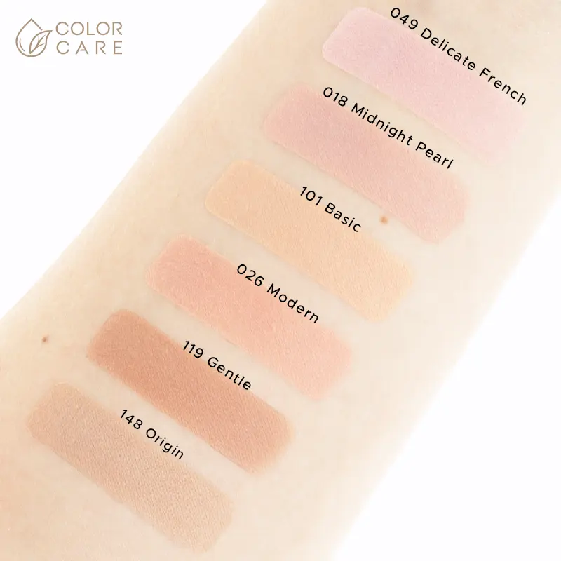 Матовые веганские тени для век - 148 происхождение Color Care Matte - Nude Beige, 2 гр — фото 2