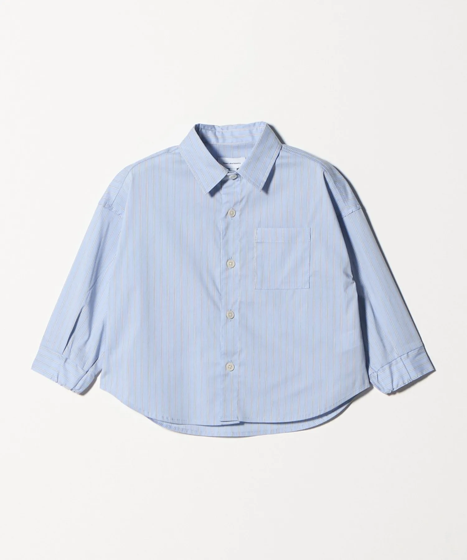 Детская рубашка с водоотталкивающим покрытием Stripe Shirt green label relaxing голубая