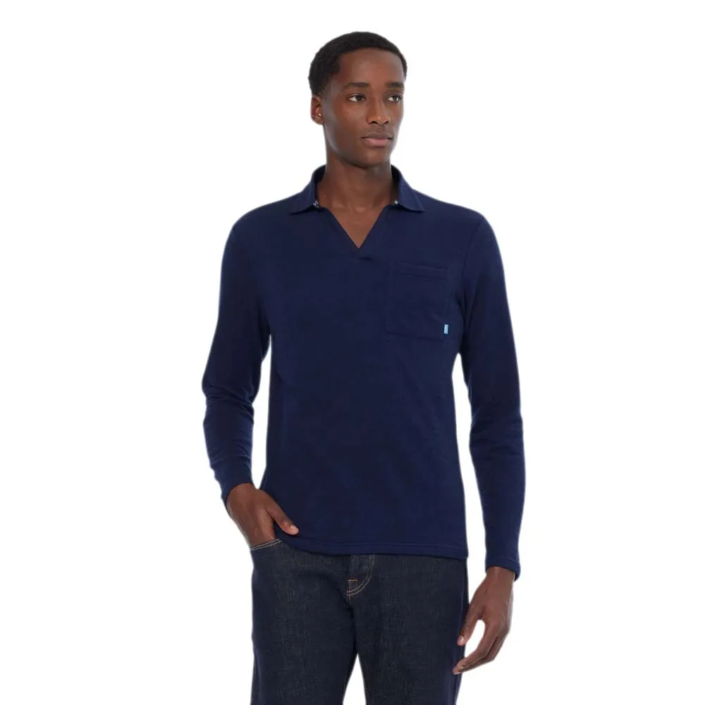 

Поло с длинным рукавом Scotch & Soda 179930 Relaxed Fit, синий