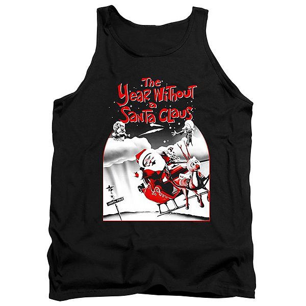 

Футболка-майка The Year Without a Santa Claus Santa Poster Adult Licensed Character