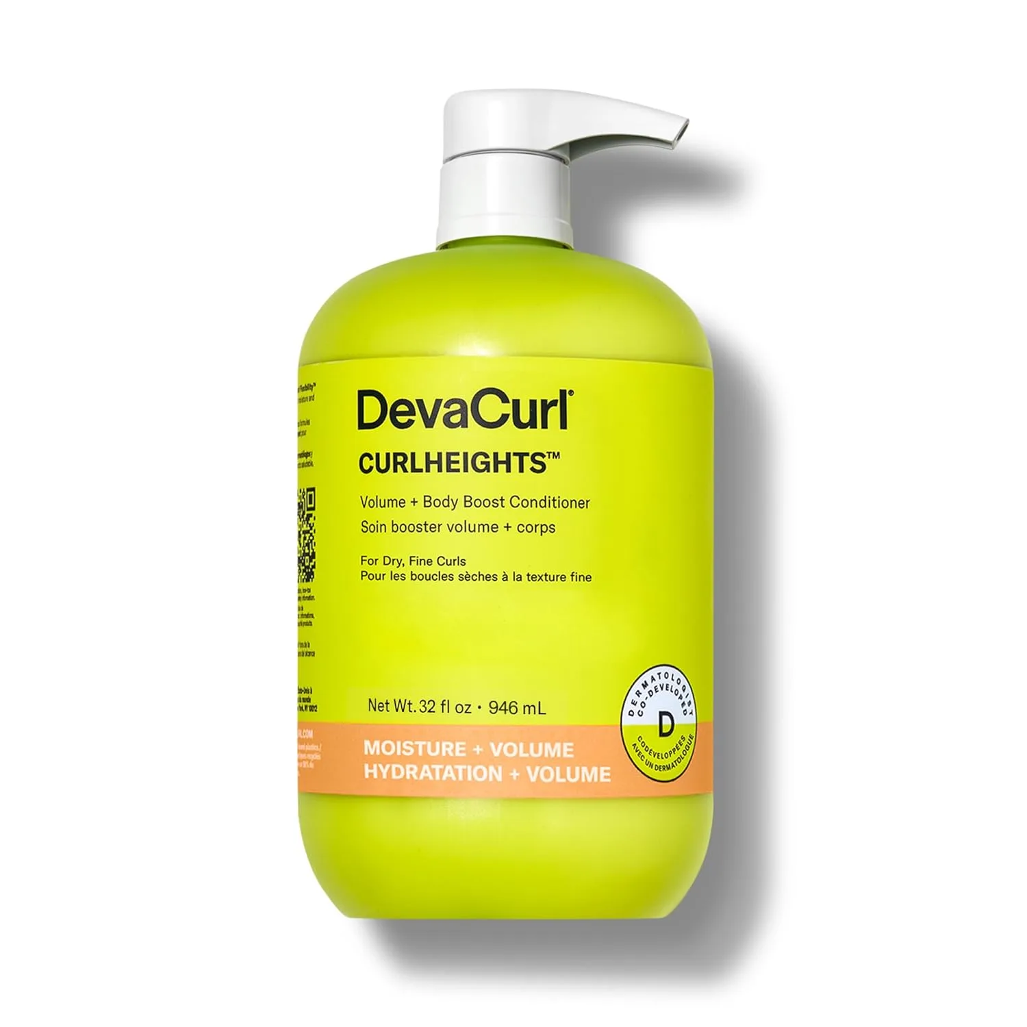 Кондиционер для придания объема и густоты волосам DevaCurl CurlHeights, 340 мл.