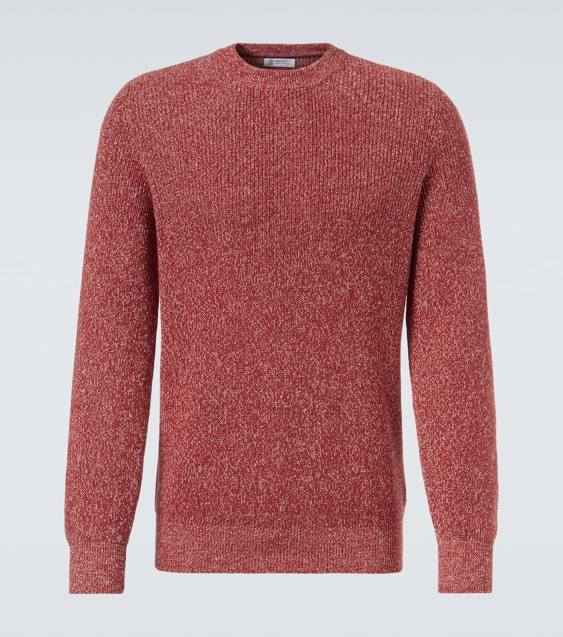 

Хлопковый свитер Brunello Cucinelli, Cherry+Corda