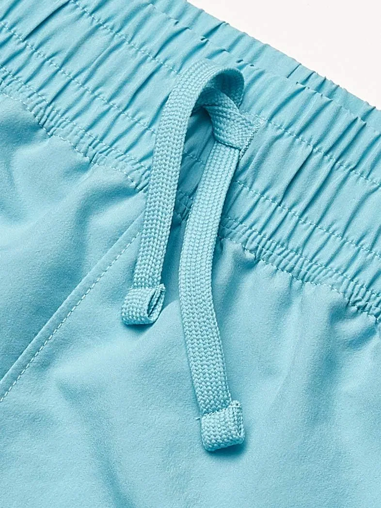 Шорты Under Armour Girls' Sprint Shorts, Blue Haze (425)/Metallic Silver — фото 2