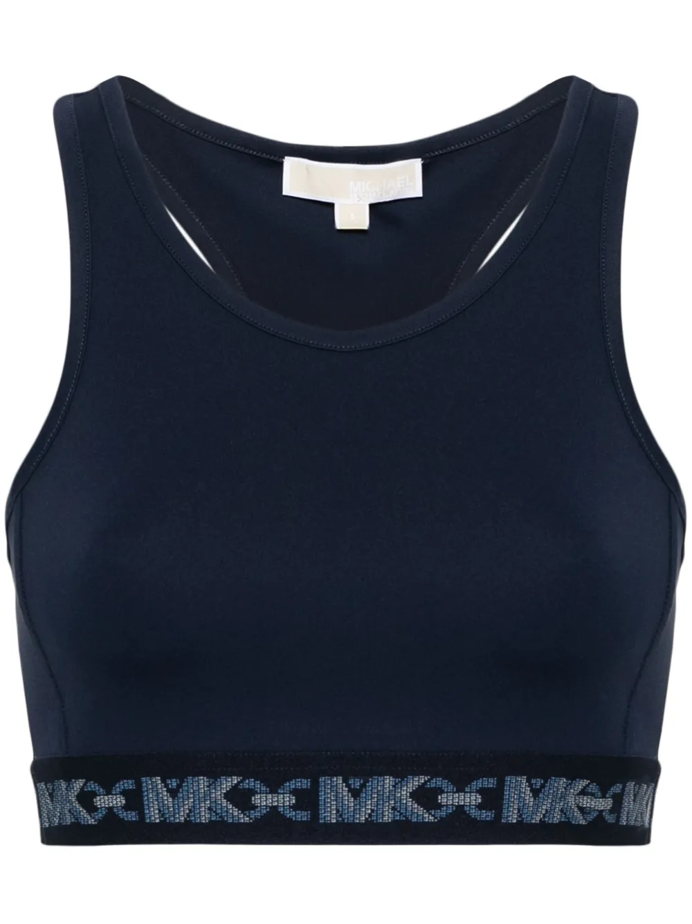 

Спортивный бюстгальтер с логотипом Michael Michael Kors, синий