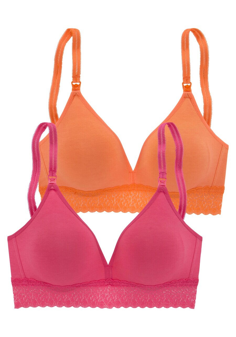 

Бюстгальтер PETITE FLEUR T-shirt Nursing Bra, цвет Orange/Pink