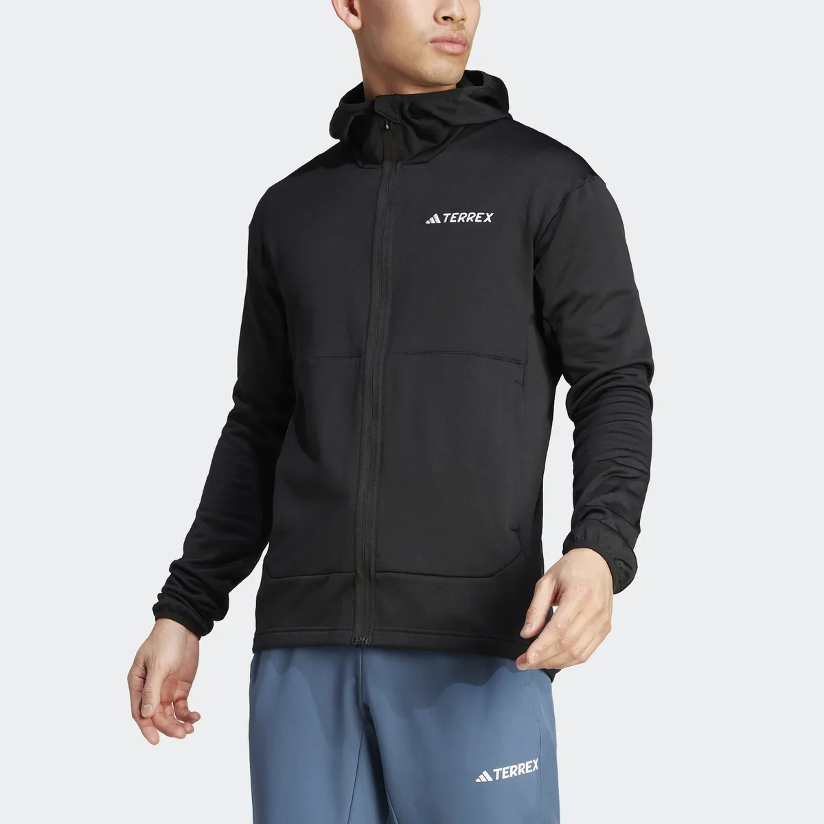 

Куртка adidas TERREX для активного отдыха "TERREX XPERIOR LIGHT FLEECE HOODED", черный