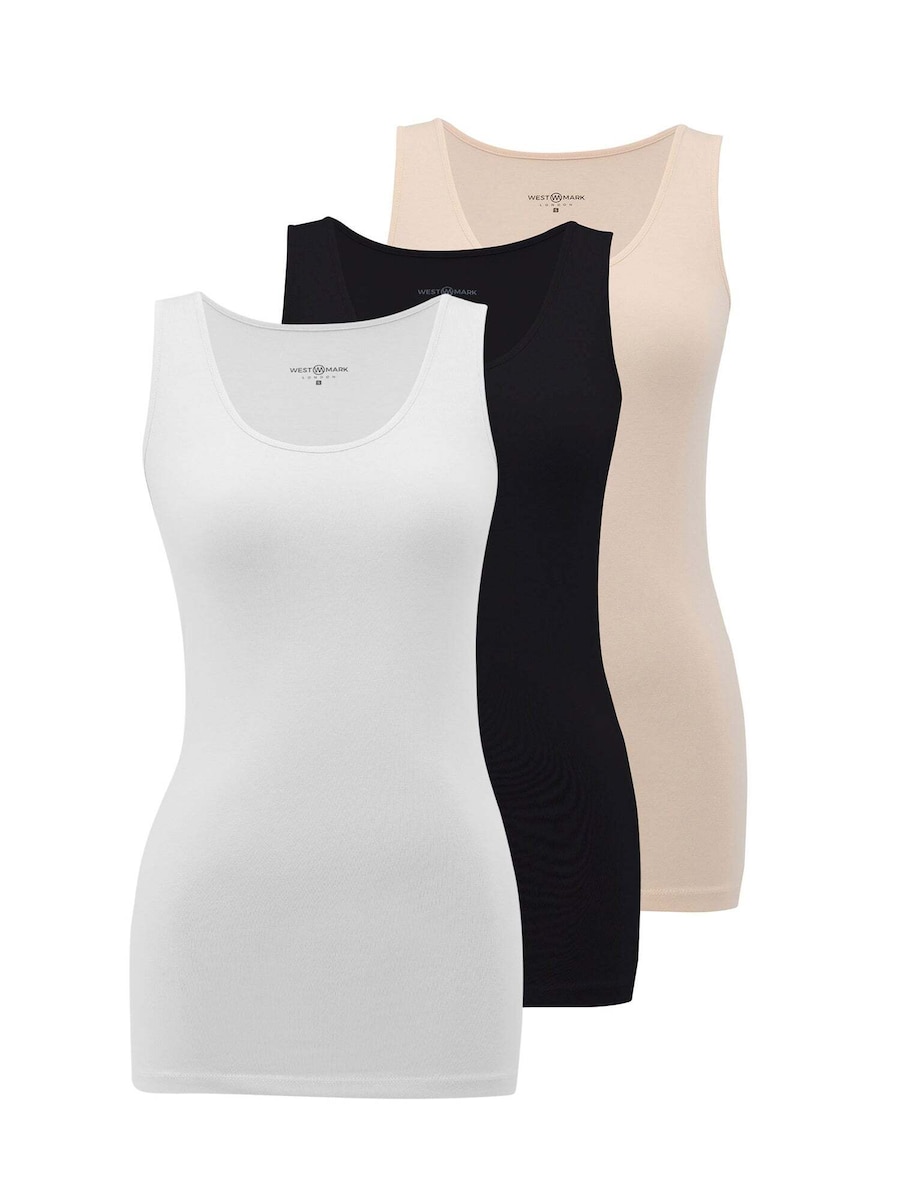 

Нижняя рубашка WESTMARK LONDON OLIVIA, Nude/Black/White