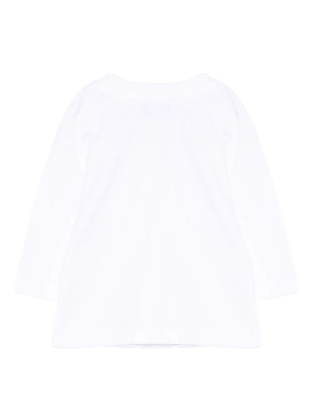 Футболка с длинными рукавами и принтом логотипа DSQUARED2 KIDS, белый — фото 2
