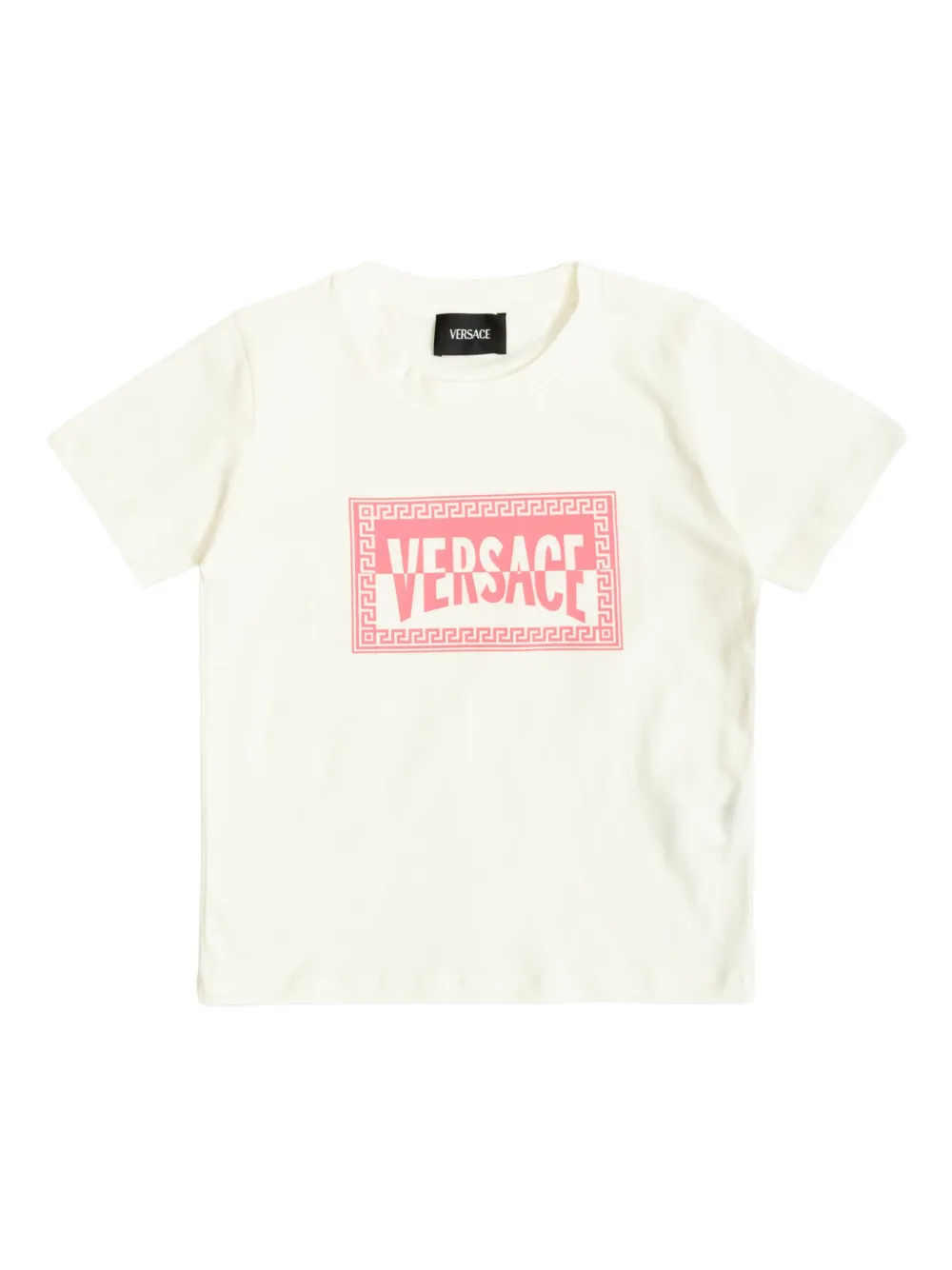 

Футболка с логотипом Versace Kids, белый