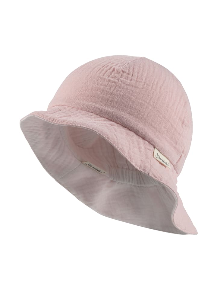 

Sterntaler Двусторонняя солнцезащитная шляпа однотонного розового цвета