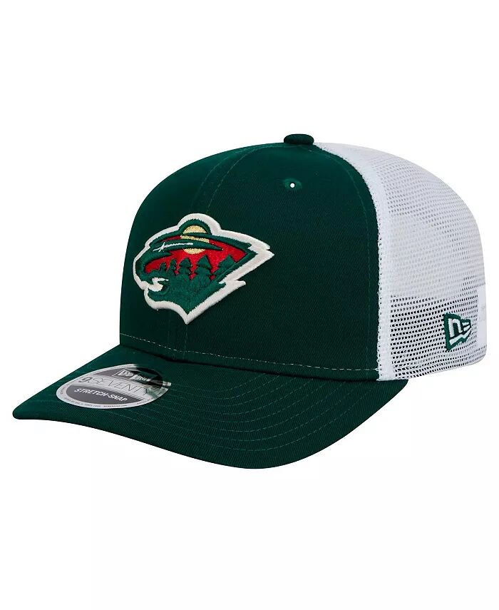 

Мужская зеленая кепка Minnesota Wild Core Trucker 9SEVENTY Stretch-Snap New Era