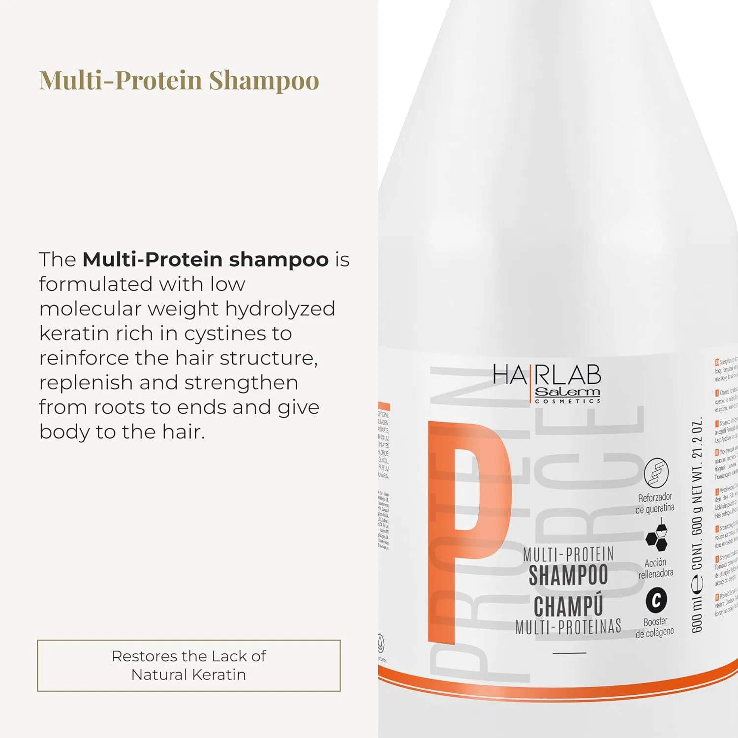 Укрепляющий мультипротеиновый шампунь «Hair Lab» от SALERM — фото 2