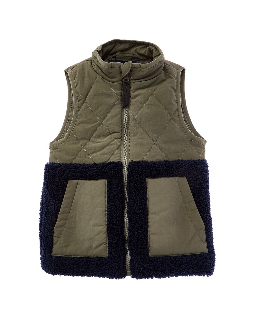 

Жилет Энди и Эвана из шерпы смешанной техники Andy & Evan, зеленый