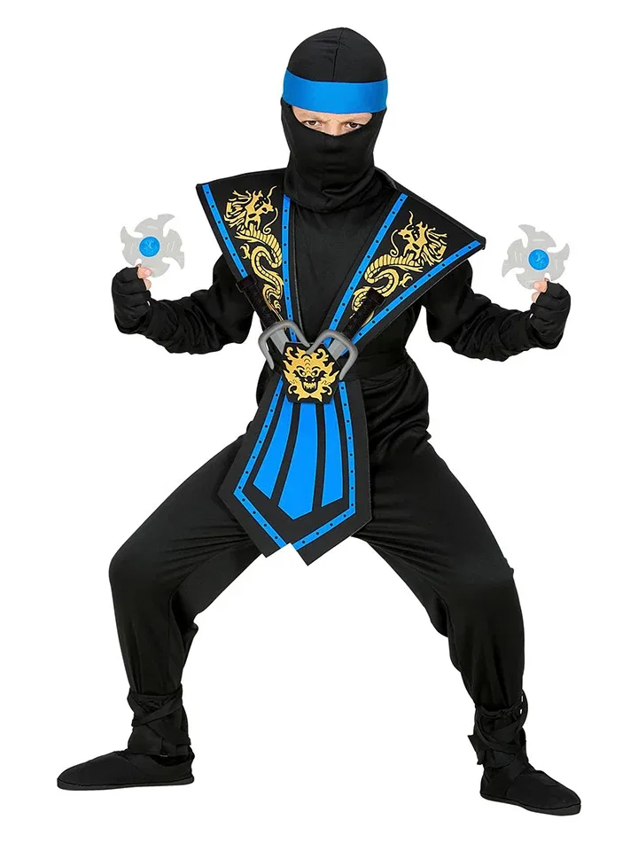 Костюм Kombat Ninja, Carnival Party, синий/черный