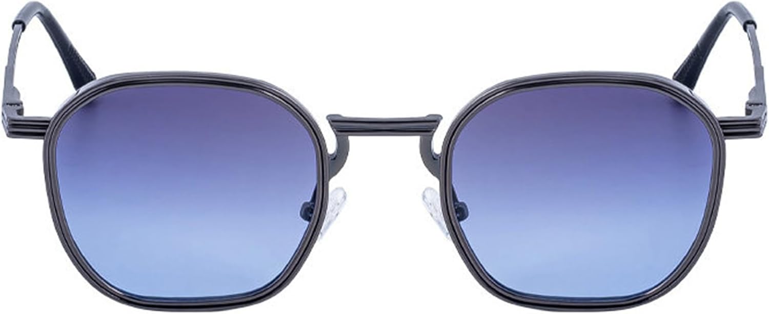 

Хелена Модные винтажные квадратные солнцезащитные очки для женщин и мужчин в стиле ретро 90-х, металлические оправы, многоугольные, женские и мужские, популярные панк-очки helena, C3