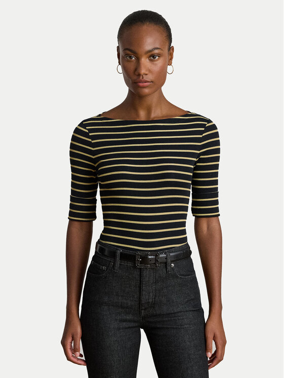 

Блузка slim fit 200980044002 Lauren Ralph Lauren, черный