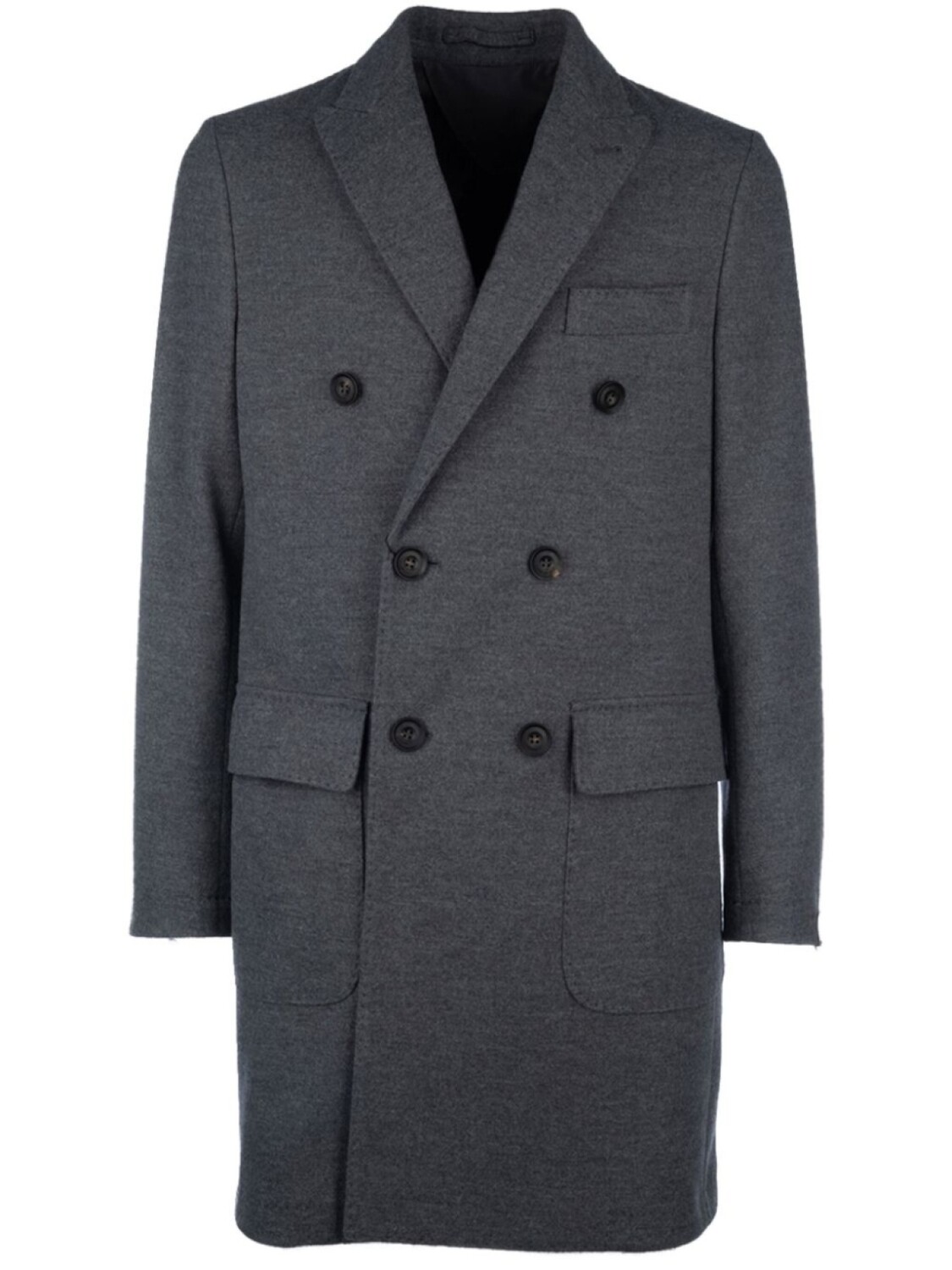 

Двубортное пальто Corneliani, серый