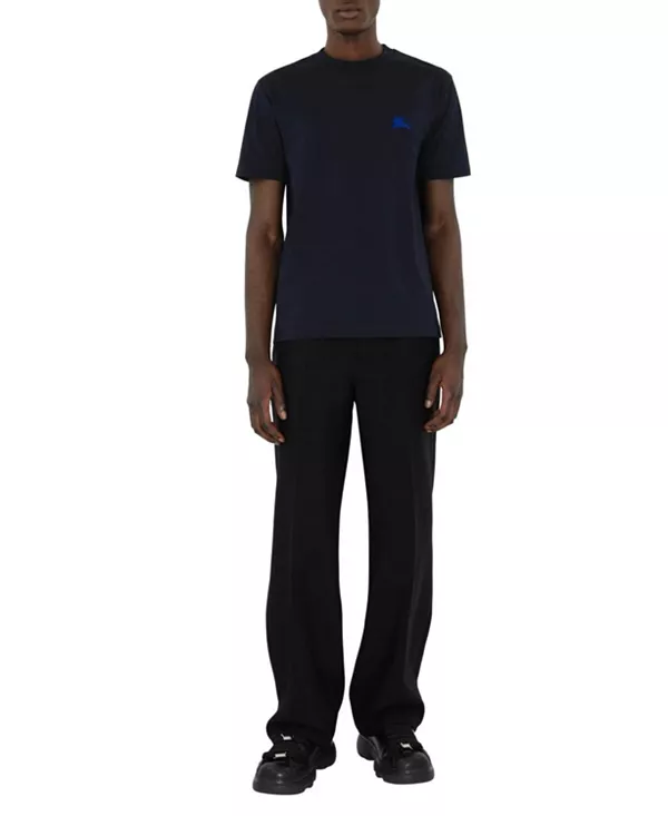 

Хлопковая футболка Burberry, синий