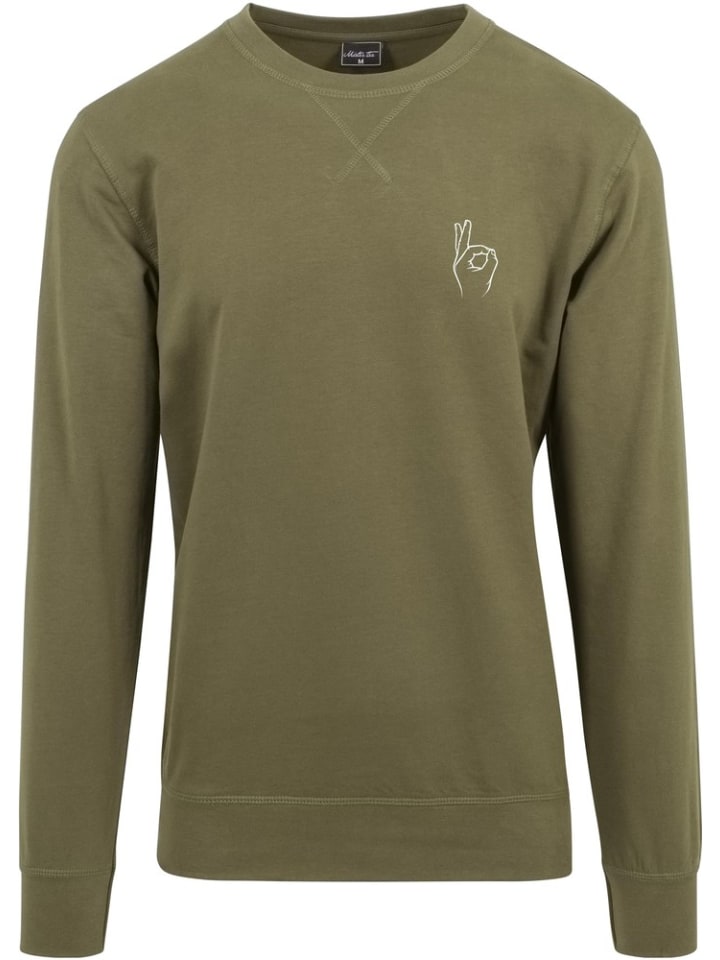 

Пуловер Mister Tee Pullover, зеленый