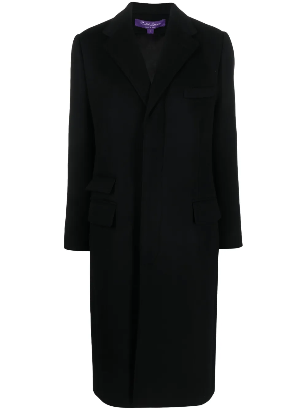 

Однобортное пальто Beatrisa из смесовой шерсти Ralph Lauren Collection, черный