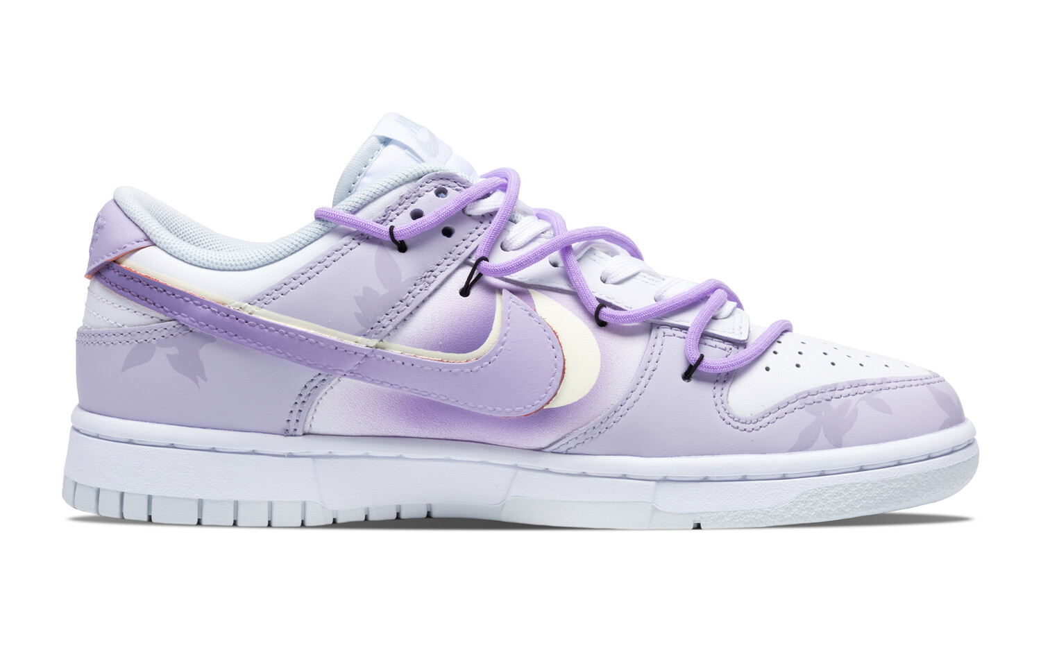 

Кроссовки Nike Dunk Skateboarding Shoes Unisex Low-top Purple/white, цвет Light Lavender