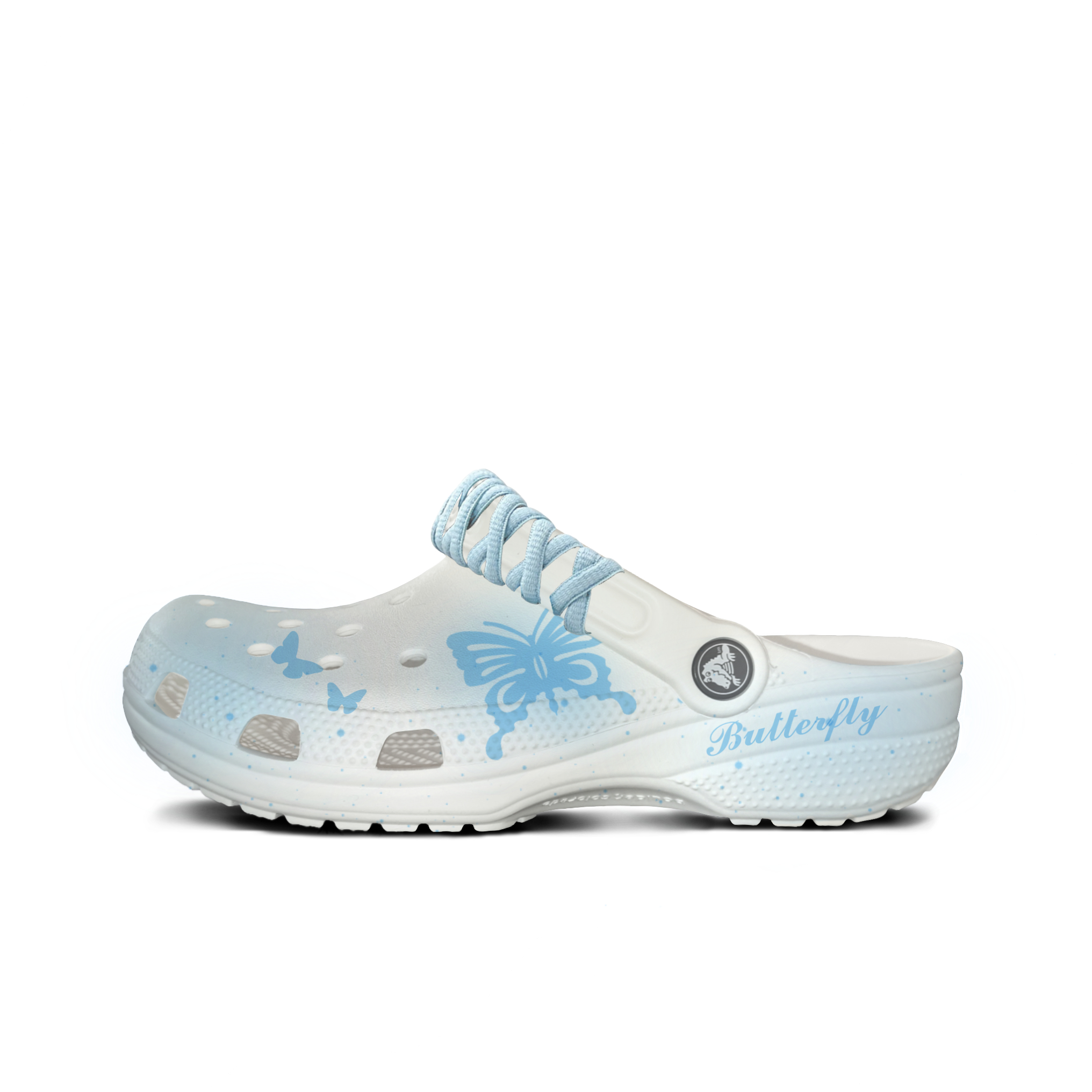 Crocs Классические сабо унисекс синие белые