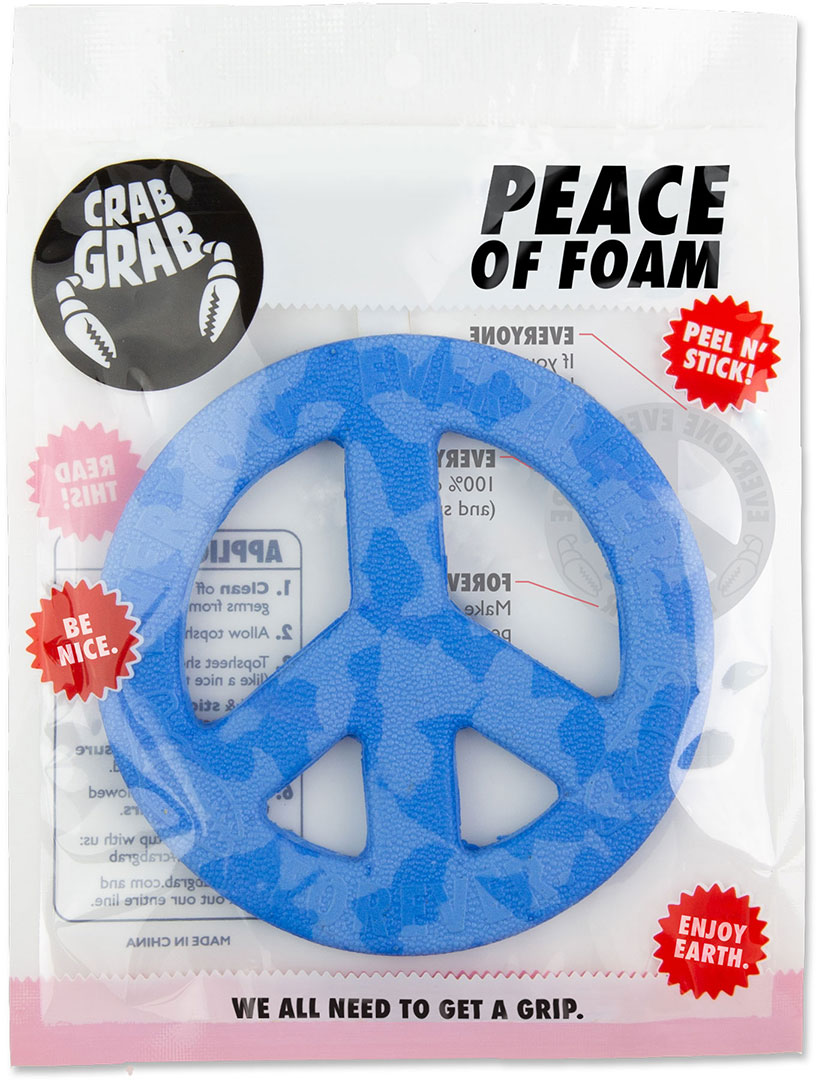 

Crab Grab Сноуборд Peace of foam stomppad blue swirl