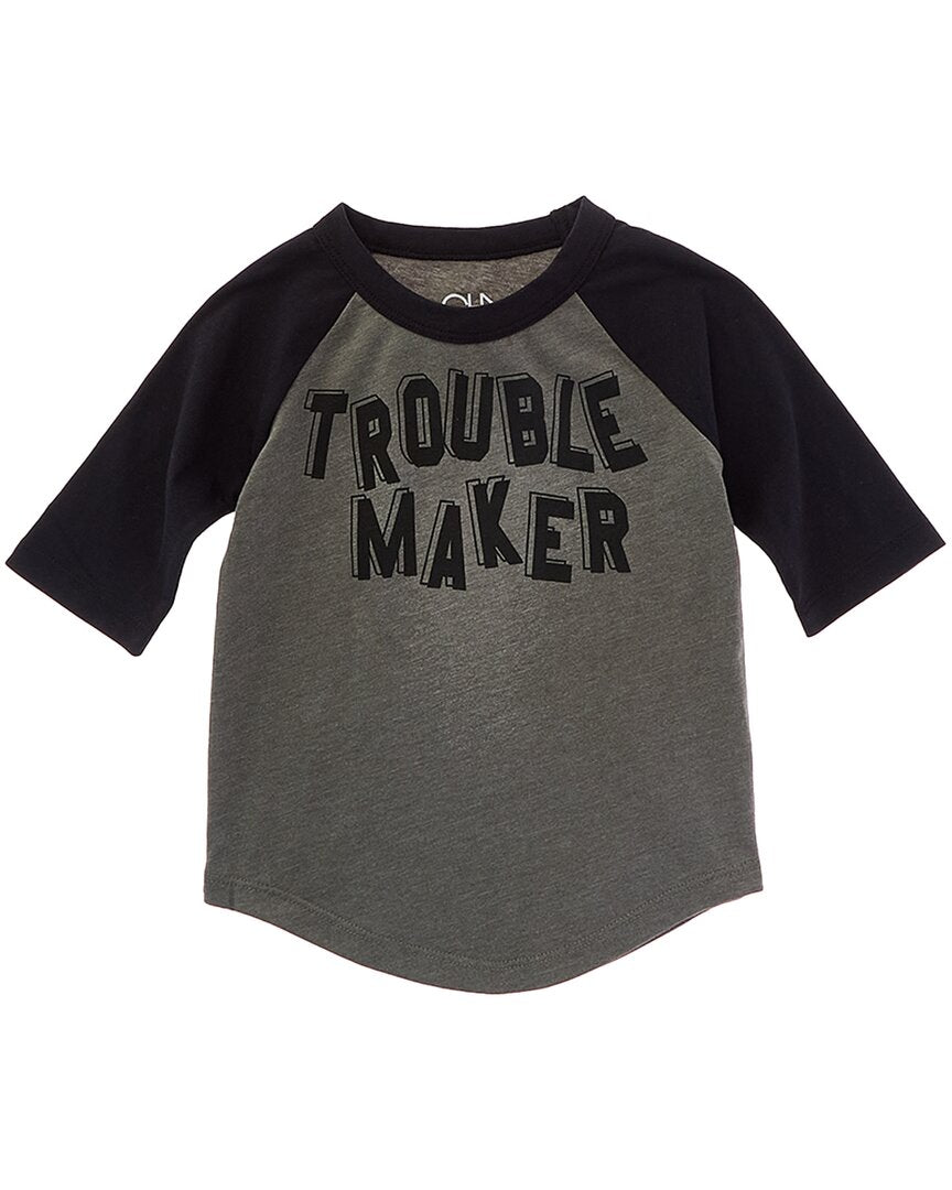

Футболка бейсбольная Chaser Trouble Maker, зеленый