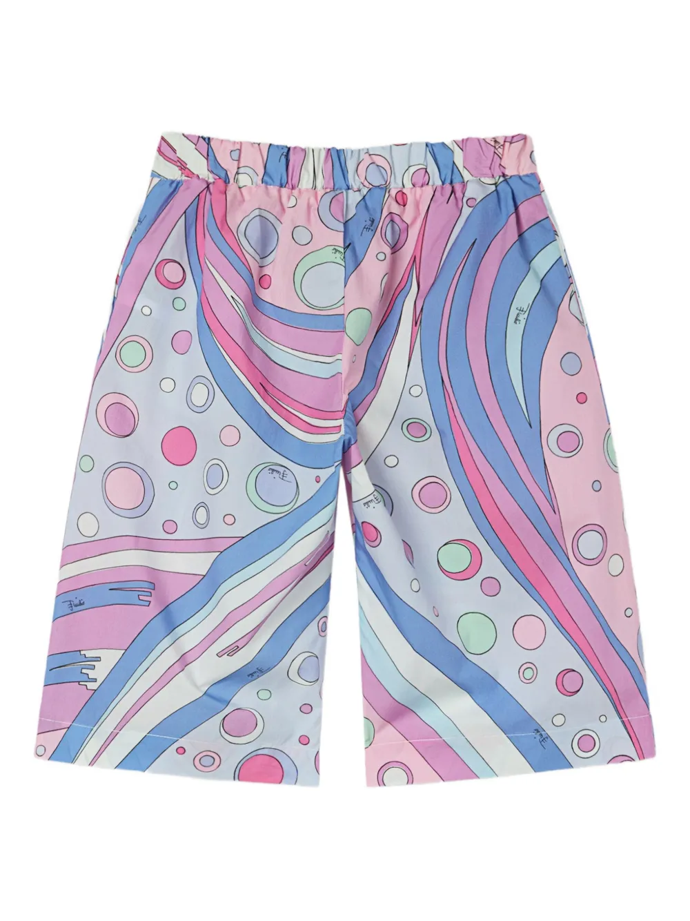 

Кюлоты Fontane с абстрактным принтом PUCCI Junior, розовый