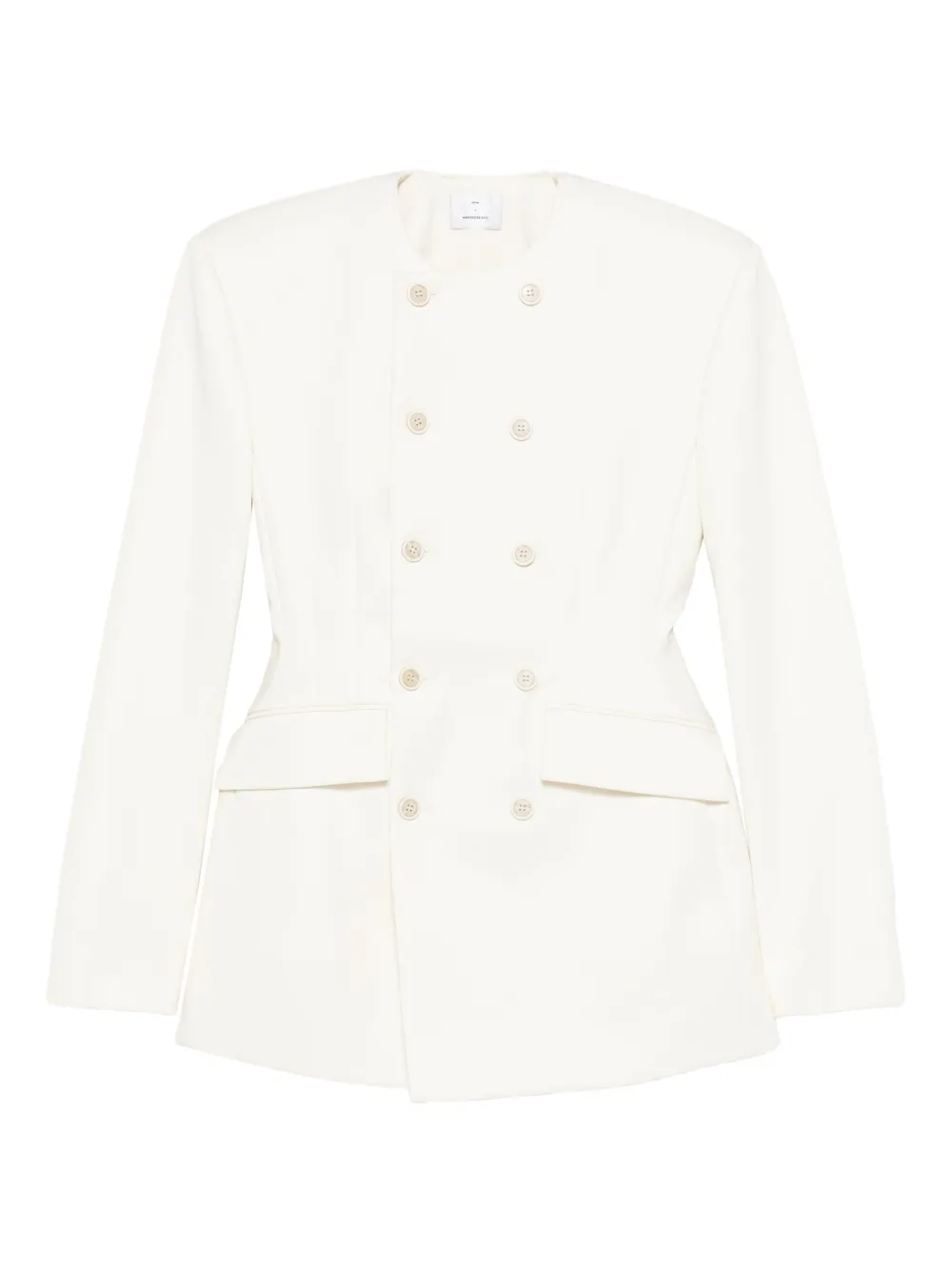 

Двубортный пиджак WARDROBE.NYC, белый